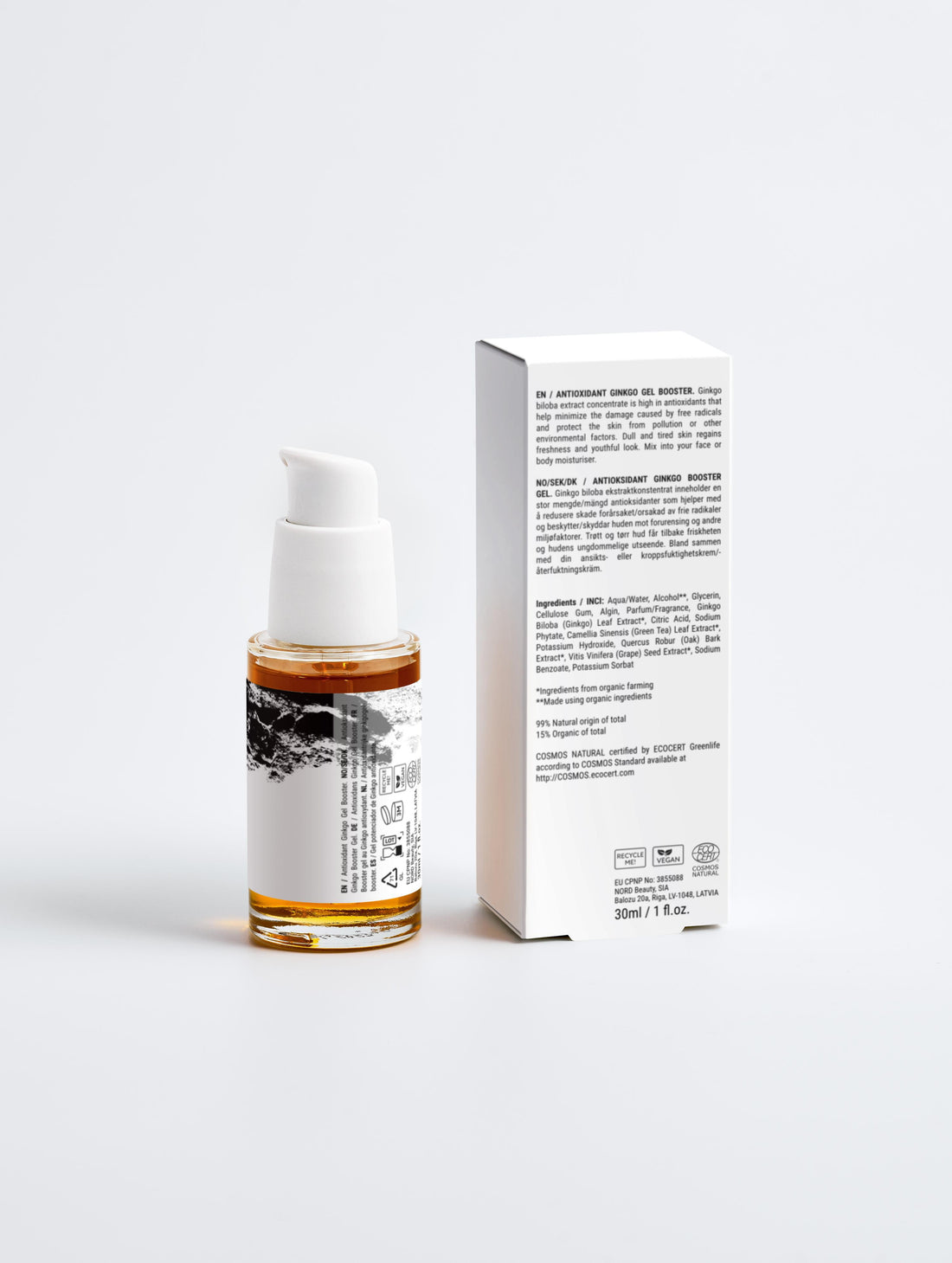 Antioxidant Ginkgo Gel Booster